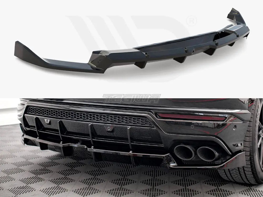 Maxton Design Central Rear Splitter Vertical Bars Lamborghini URUS MK1