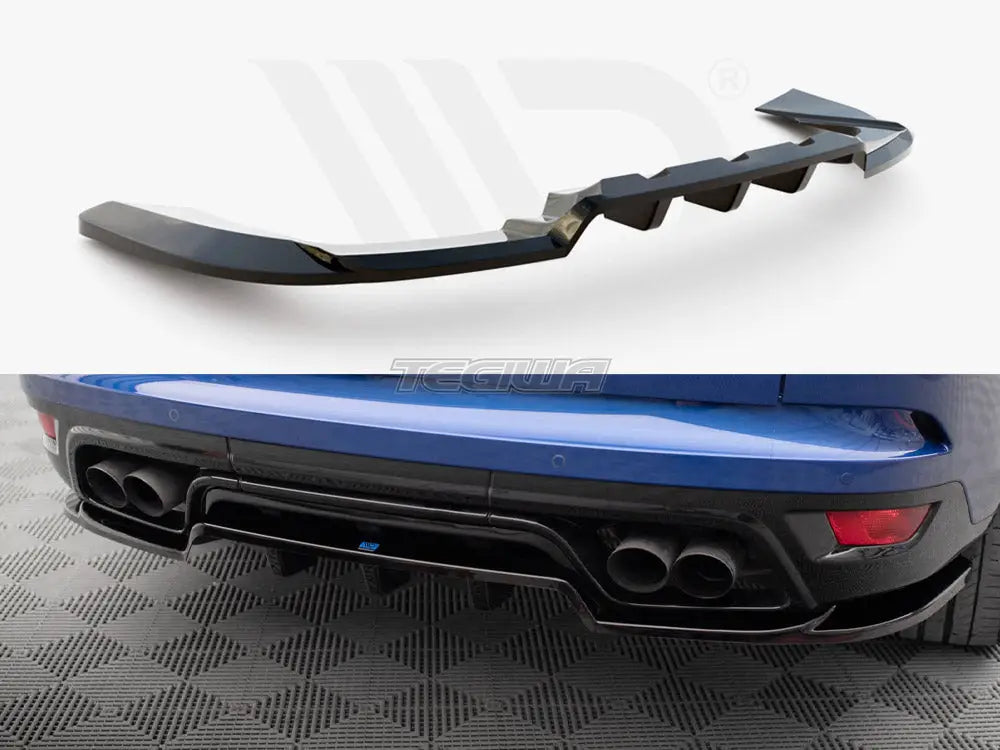 Maxton Design Central Rear Splitter Vertical Bars Land Rover Range Rover Sport SVR Mk2