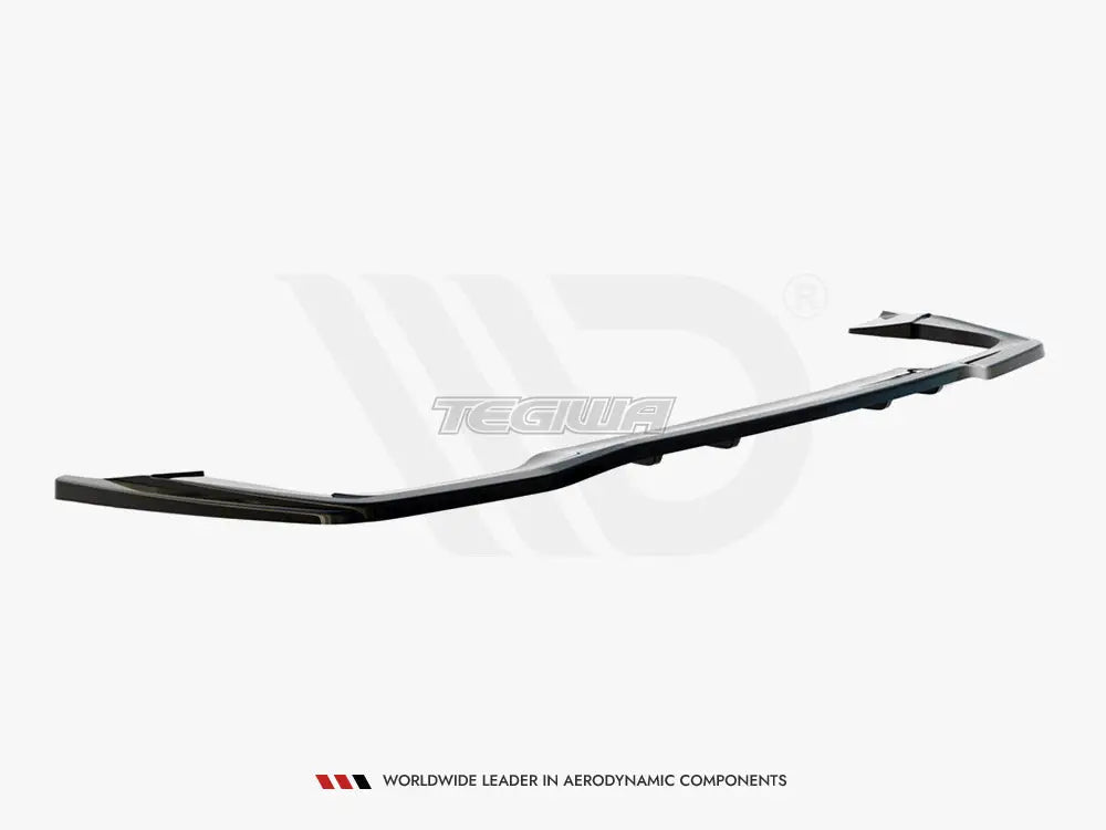 Maxton Design Central Rear Splitter Vertical Bars Mercedes-amg C 63AMG Coupe C205 Facelift 18-21