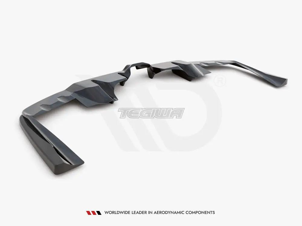 Maxton Design Central Rear Splitter Vertical Bars Mercedes AMG GLE Coupe C167 2019-