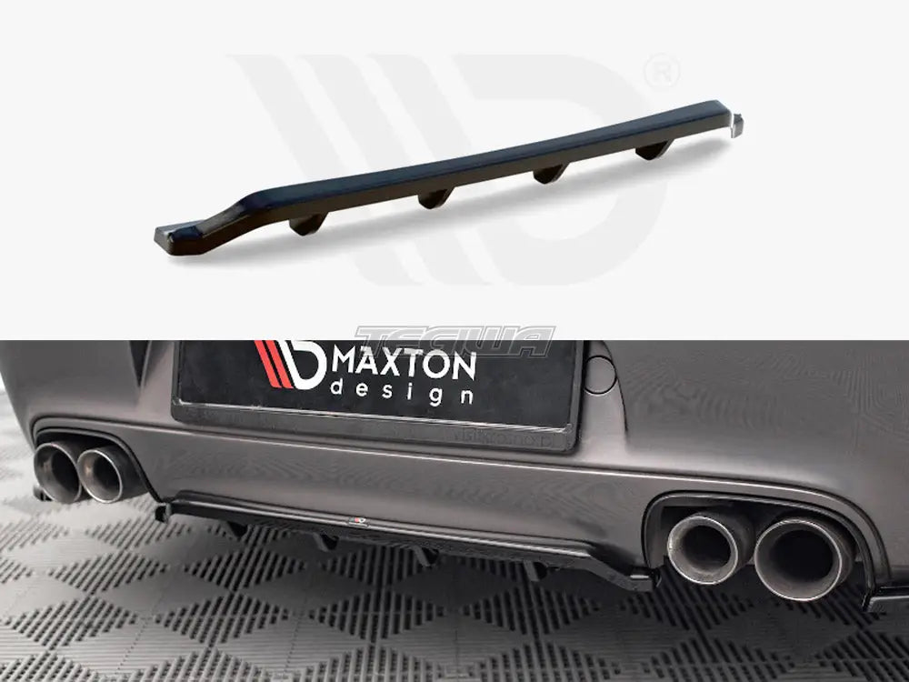 Maxton Design Central Rear Splitter Vertical Bars Porsche 911 Carrera Carrera GTS 997 Facelift