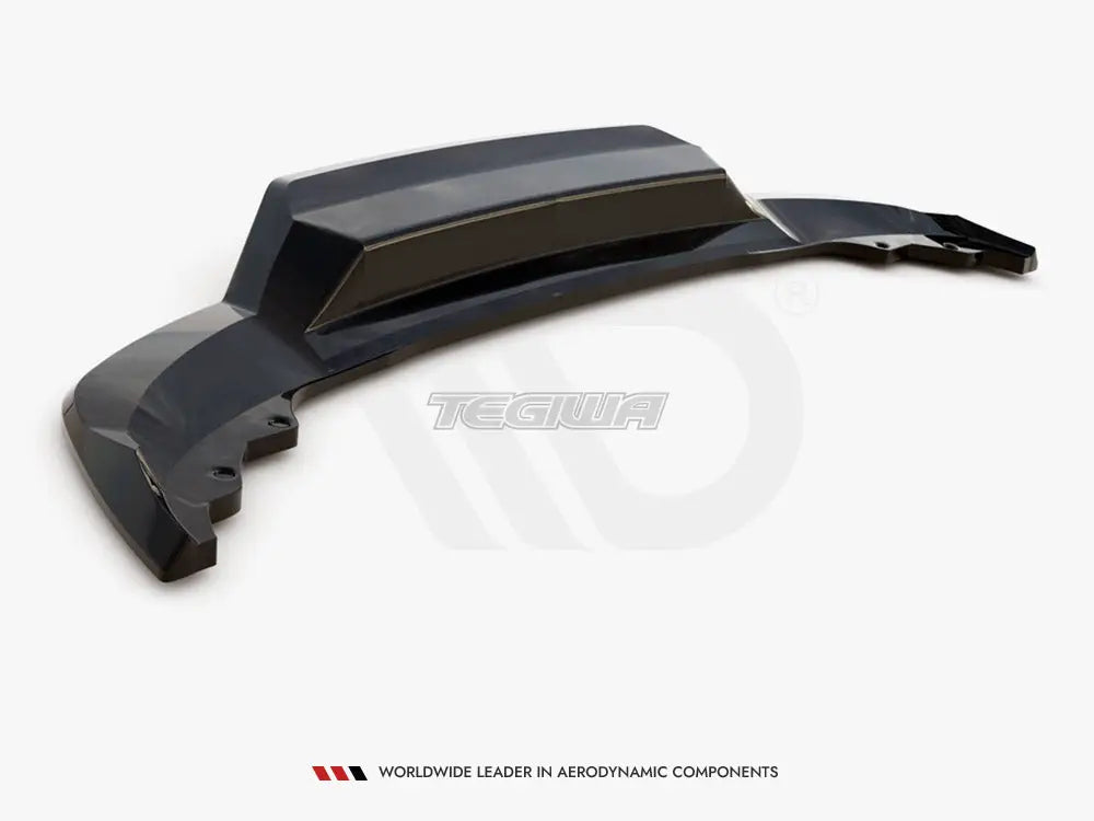 Maxton Design Central Rear Splitter Vertical Bars Skoda Karoq Sportline Mk1 Facelift