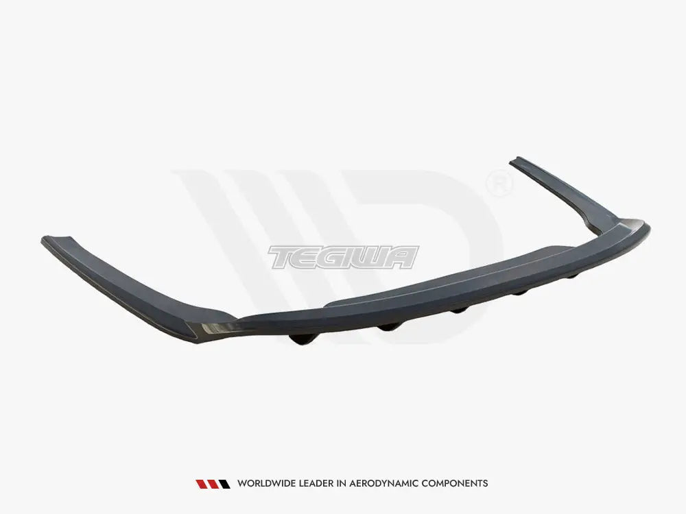 Maxton Design Central Rear Splitter Vertical Bars Skoda Octavia MK4 2019-