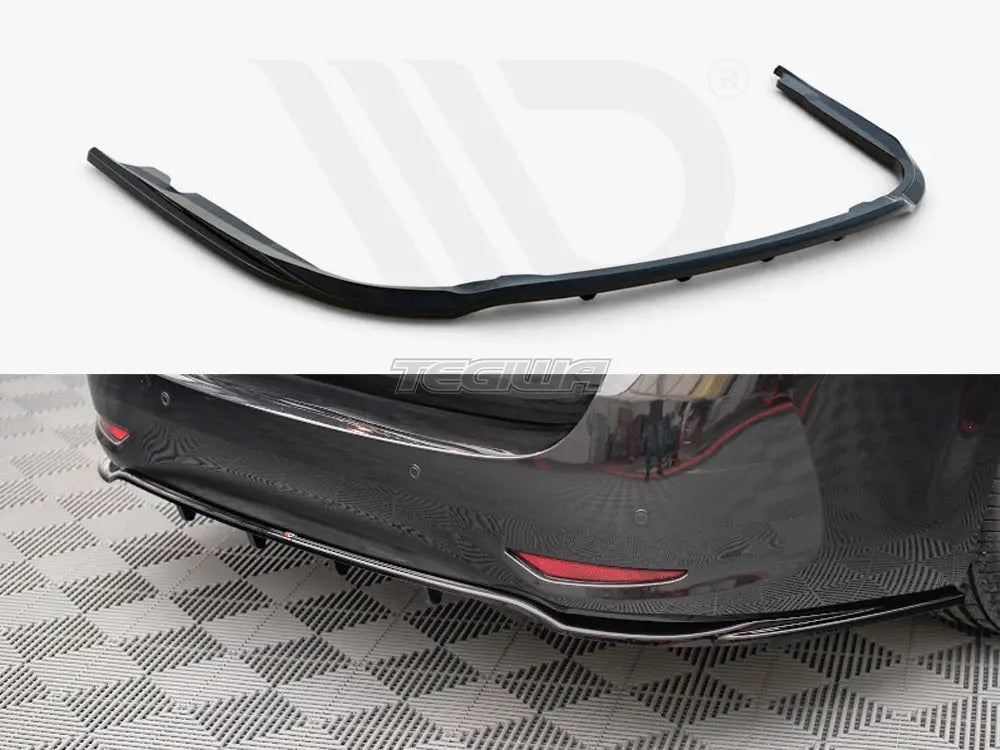 Maxton Design Central Rear Splitter Vertical Bars Toyota Avensis MK3.5 01-18