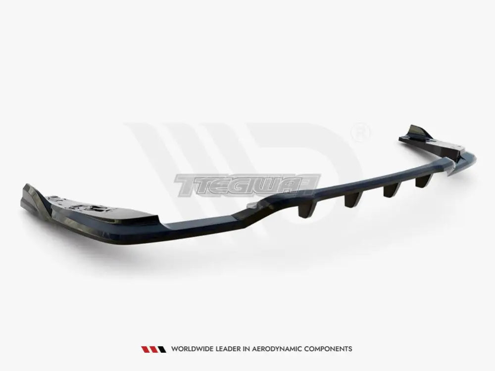 Maxton Design Central Rear Splitter Vertical Bars V.2 BMW X4 M-Pack G02