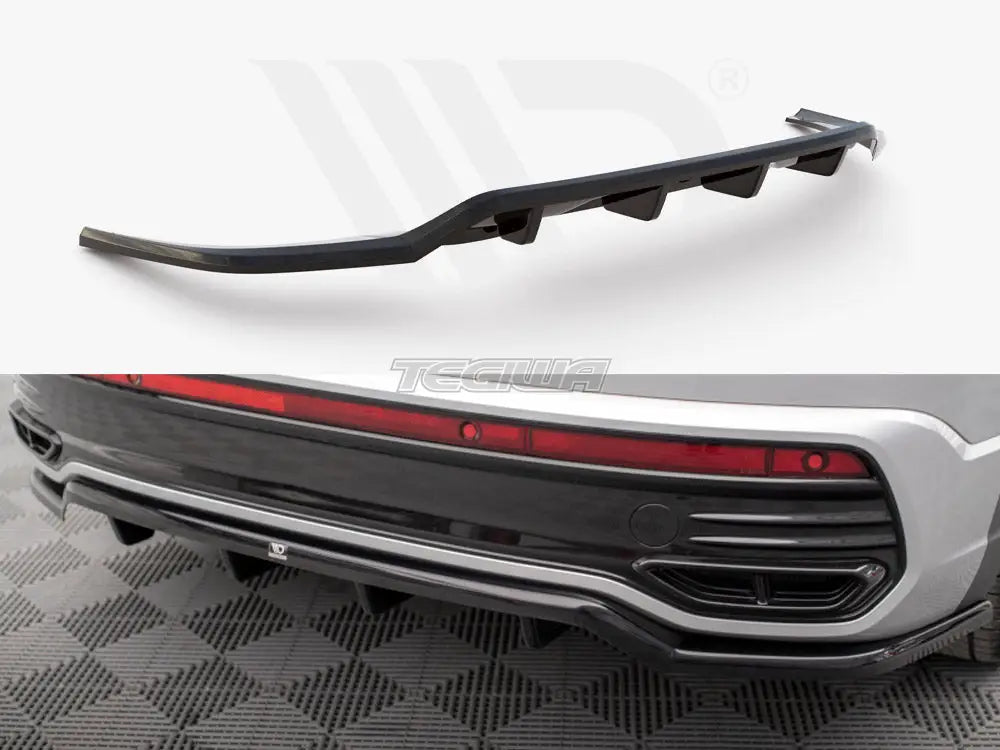 Maxton Design Central Rear Splitter Vertical Bars Volkswagen Taigo R-Line Mk1