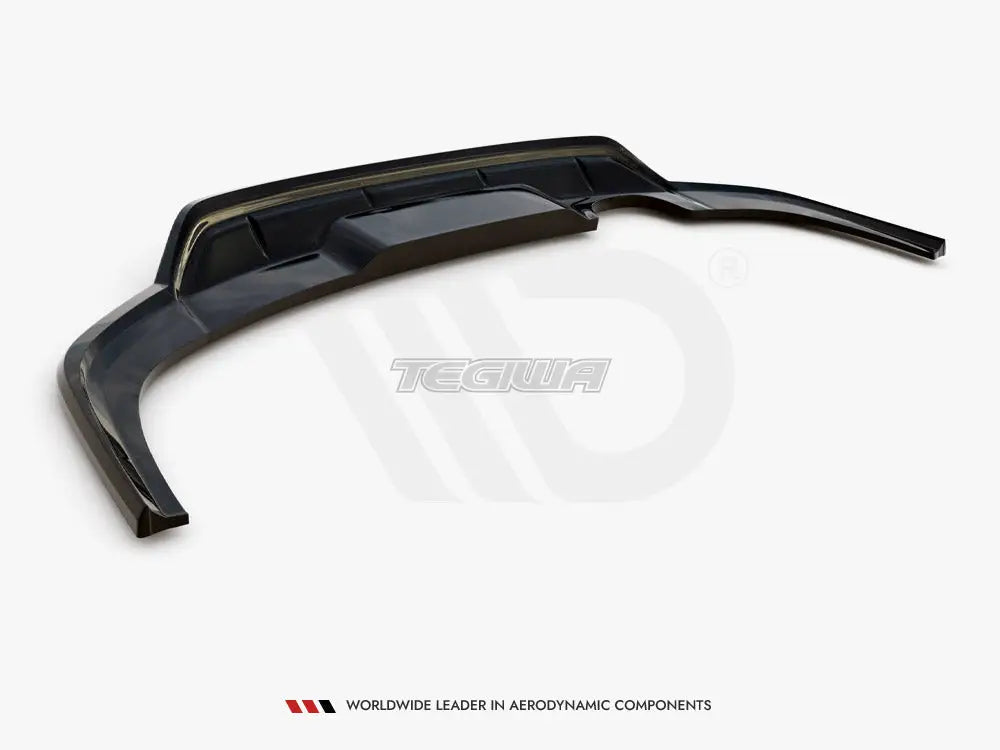 Maxton Design Central Rear Splitter Vertical Bars Volkswagen Taigo R-Line Mk1