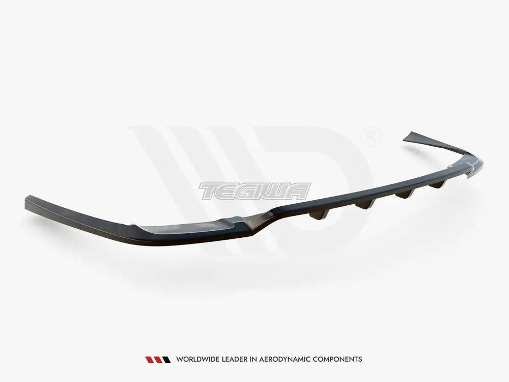 Maxton Design Central Rear Splitter Vertical Bars Volvo XC90 R-Design Mk2 Facelift