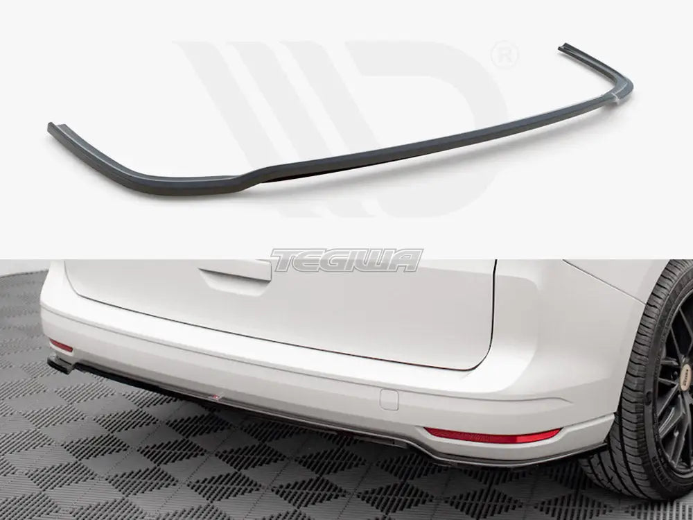 Maxton Design Central Rear Splitter Volkswagen Caddy MK5 2020-