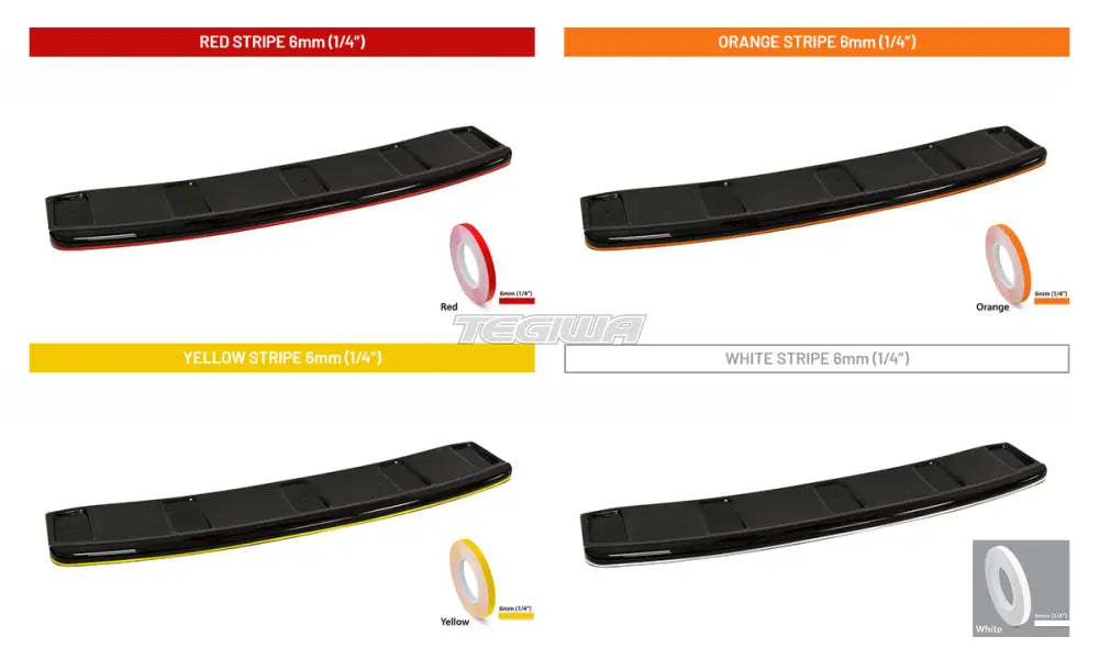 Maxton Design Central Rear Splitter Volkswagen Golf MK7 R Estate Without A Vertical BAR 13-16