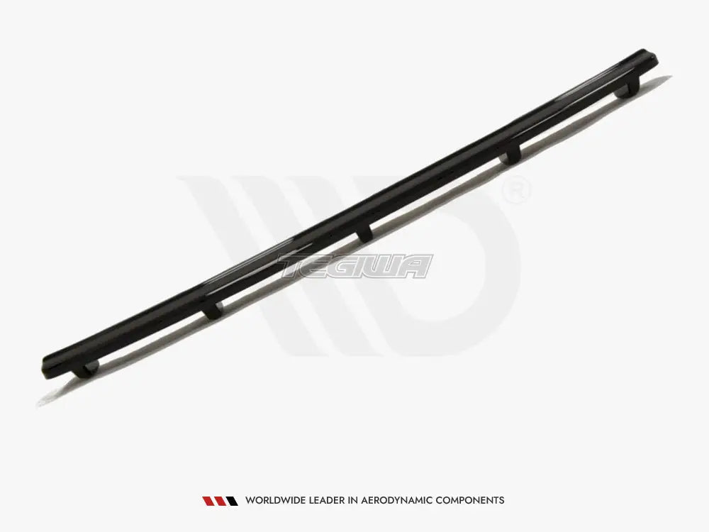 Maxton Design Central Rear Splitter Volkswagen Passat CC R36 Rline Preface With Vertical Bars