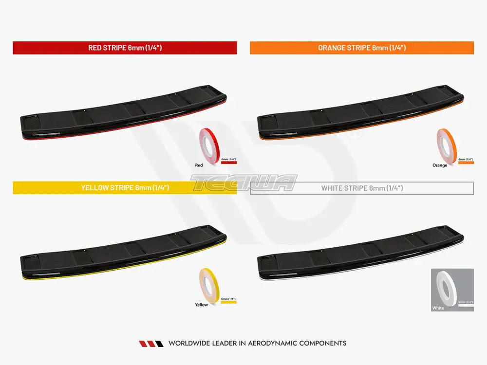 Maxton Design Central Rear Splitter Volvo S60 R-Design Mk2