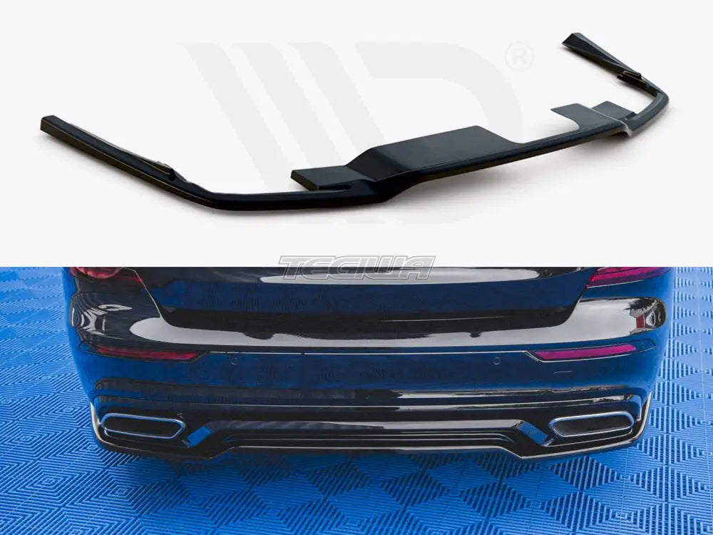 Maxton Design Central Rear Splitter Volvo S60 V60 R-design MK3 2018-