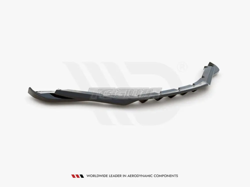 Maxton Design Central Rear Splitter W Vertical Bars BMW I8 14-20