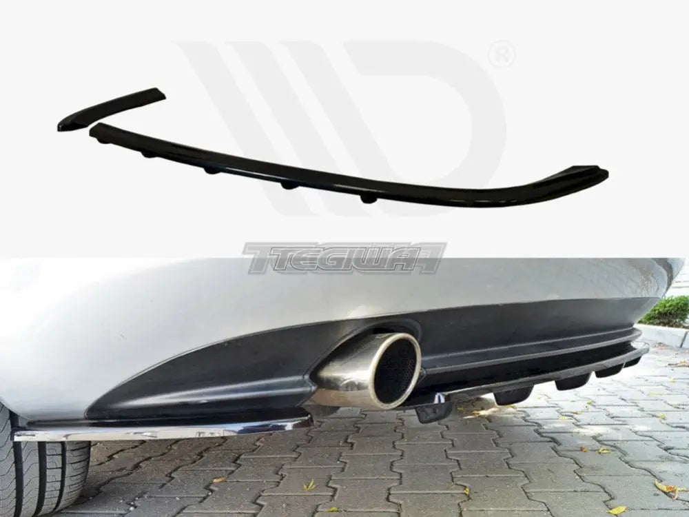 Maxton Design Central Rear Splitter With Vertical Bars Alfa Romeo 159 Single Exit Exhaust