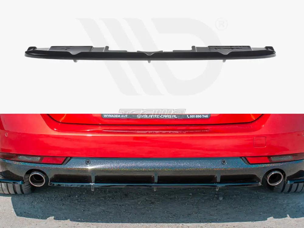 Maxton Design Central Rear Splitter with Vertical Bars Peugeot 508 SW MK2