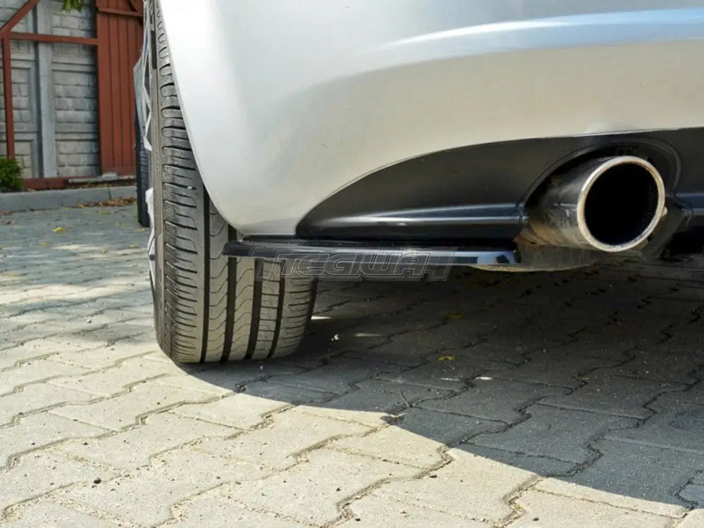 Maxton Design Central Rear Splitter Without Vertical Bars Alfa Romeo 159 Single Exit Exhaust