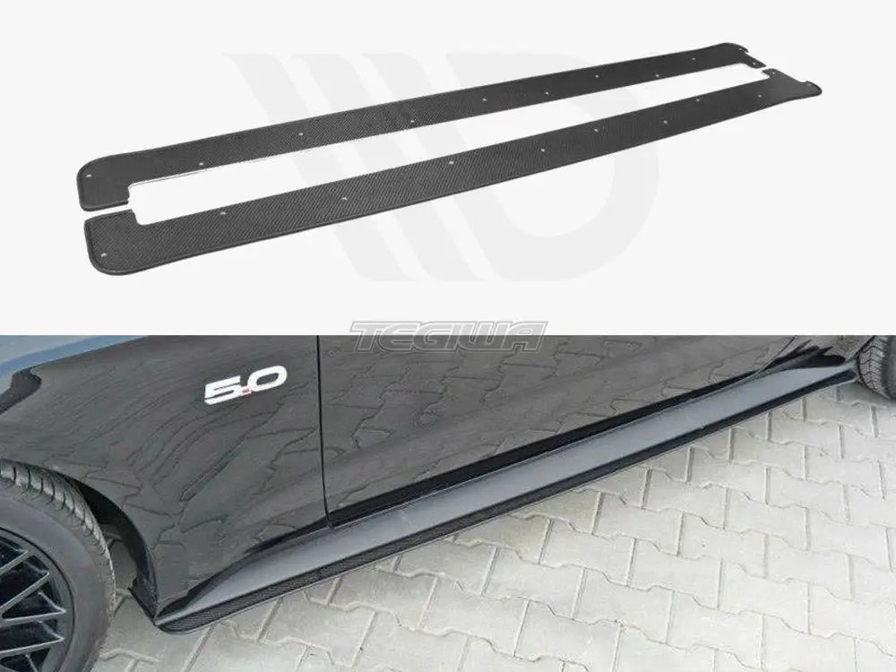 Maxton Design Ford Mustang MK6 GT - Racing Side Skirts Diffusers 2014-17