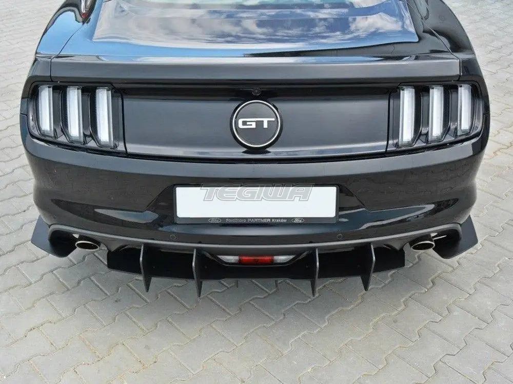 Maxton Design Ford Mustang MK6 GT - Rear Diffuser 2014-17