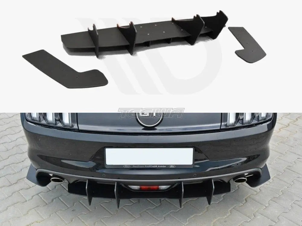 Maxton Design Ford Mustang MK6 GT - Rear Diffuser 2014-17