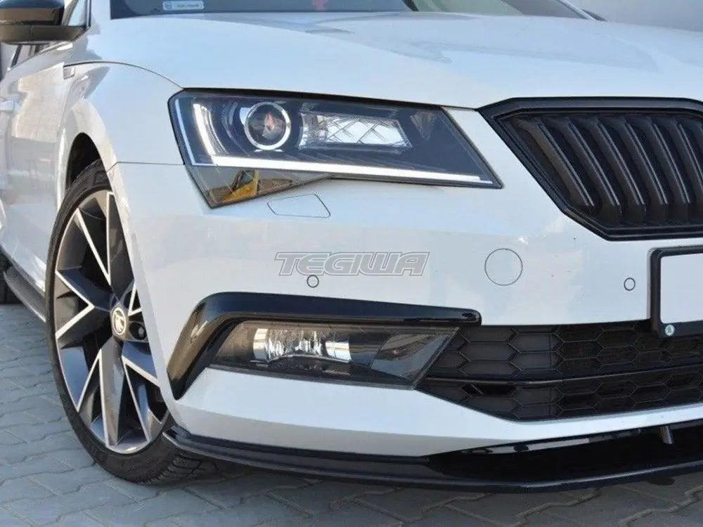 Maxton Design Frames For Lights Skoda Superb III