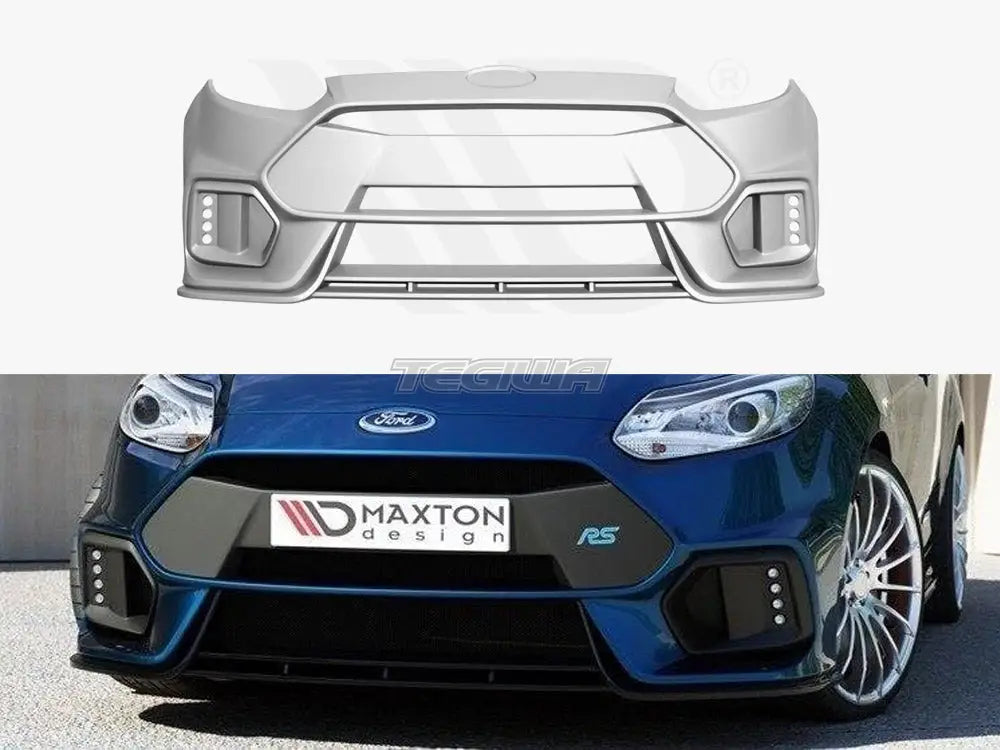 Maxton Design Front Bumper Ford Focus MK3 Preface Focus RS 2015 Style