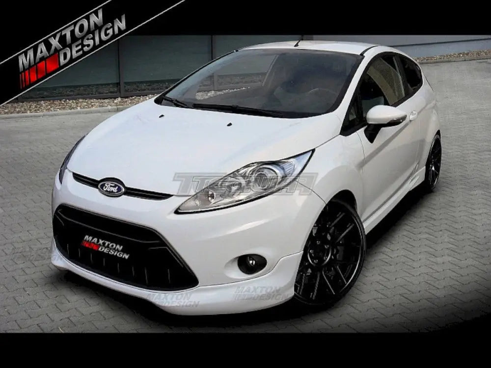 Maxton Design Front Bumper Spoiler Ford Fiesta MK7