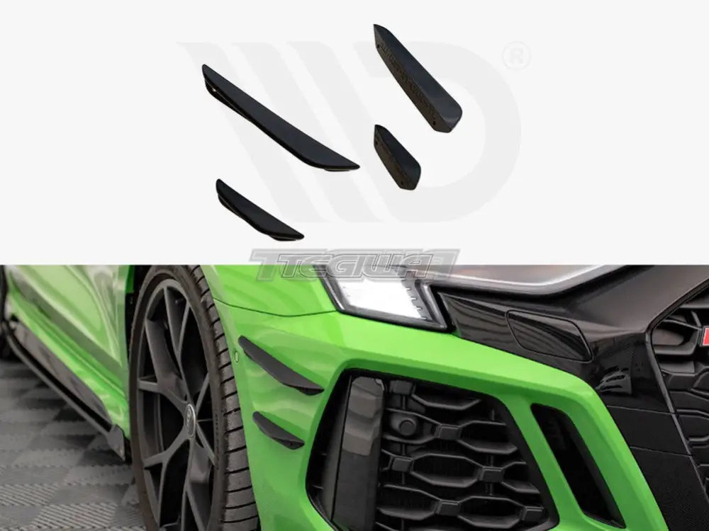 Maxton Design Front Bumper Wings Canards Audi RS3 8Y 2020-