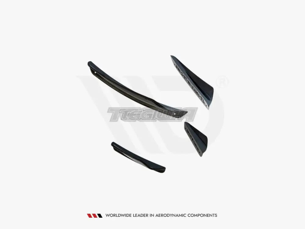 Maxton Design Front Bumper Wings Canards BMW M2 F87 01-20