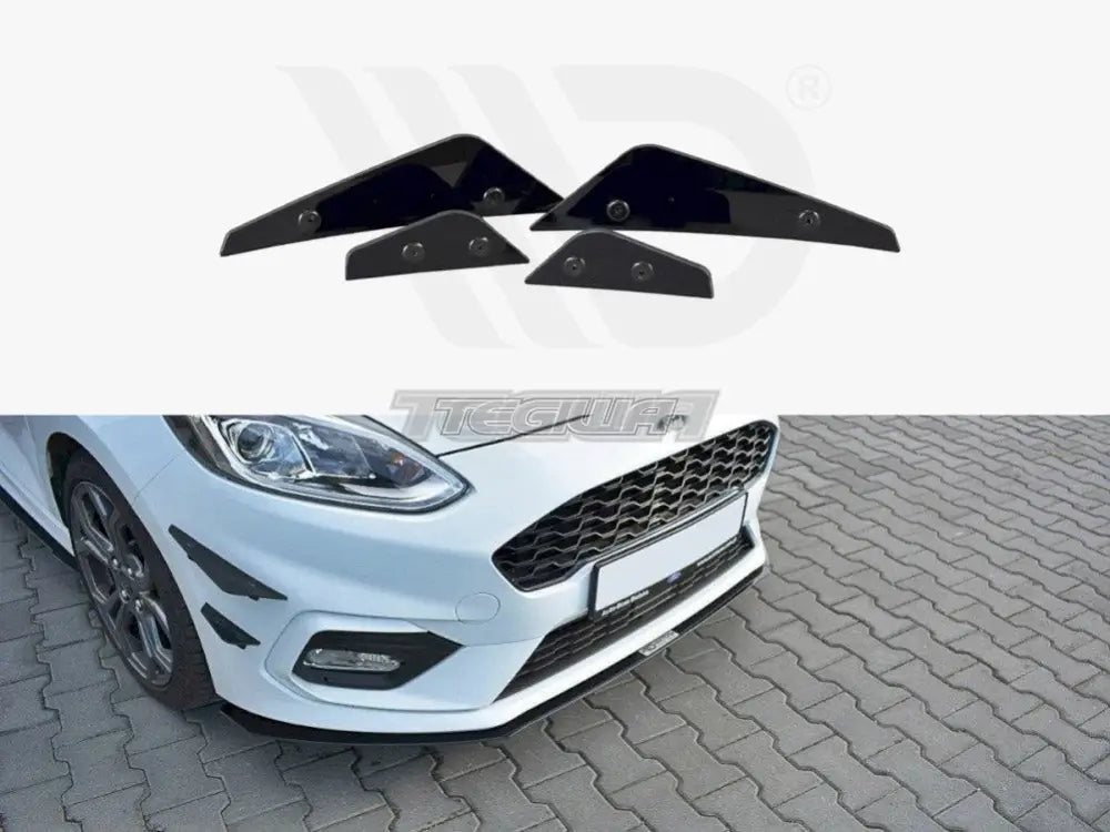 Maxton Design Front Bumper Wings Canards Ford Fiesta MK8 ST ST-Line