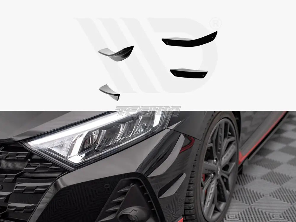 Maxton Design Front Bumper Wings Canards Hyundai I20 N MK3 2020-