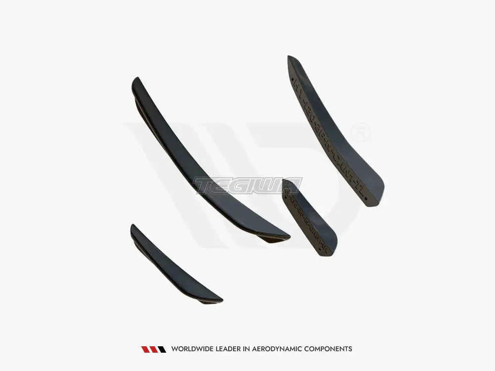 Maxton Design Front Bumper Wings Canards Hyundai I30 N Hatchback fastback MK3 Facelift 2020-