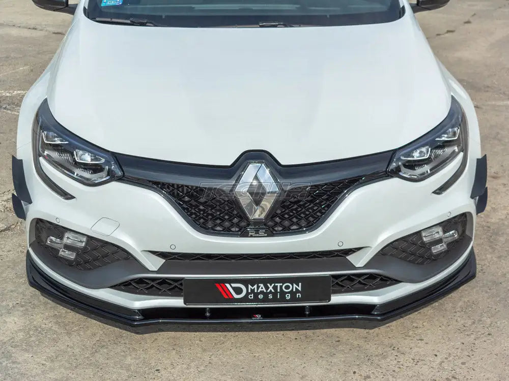 Maxton Design Front Bumper Wings Canards Renault Megane MK4 RS 18-20