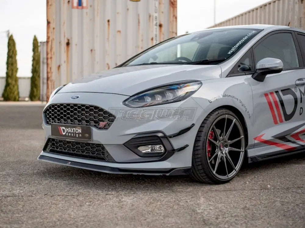 Maxton Design Front Bumper Wings Canards V.2 Ford Fiesta MK8 ST ST-Line