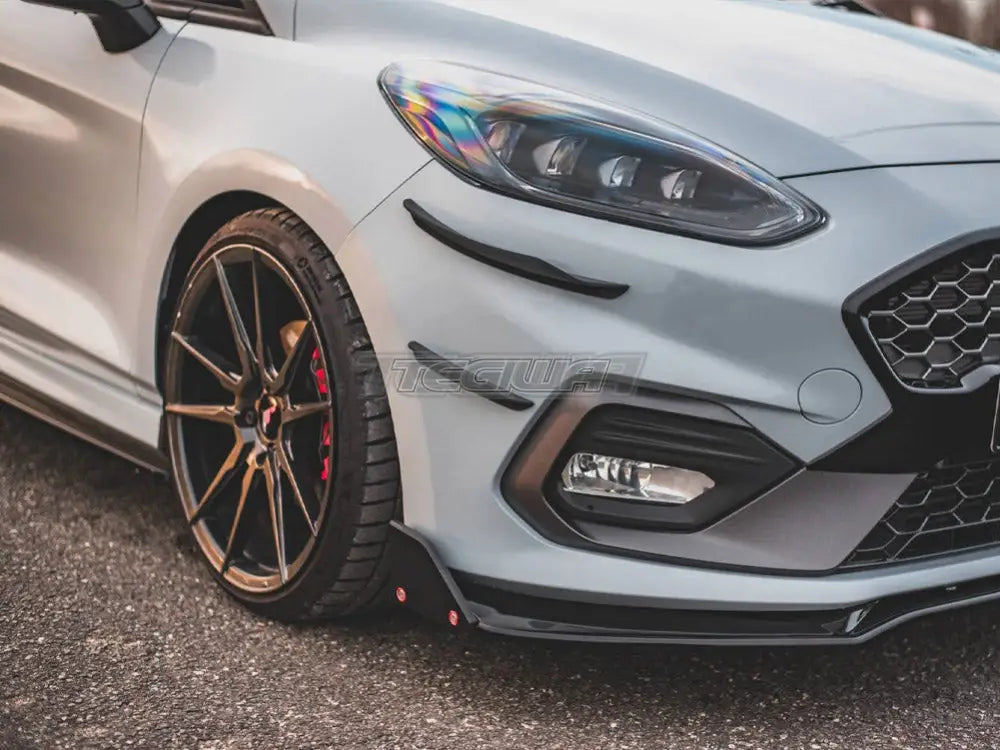 Maxton Design Front Bumper Wings Canards V.3 Ford Fiesta MK8 ST ST-Line 2017-