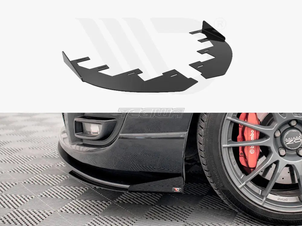 Maxton Design Front Flaps Mazda 3 MPS Mk1