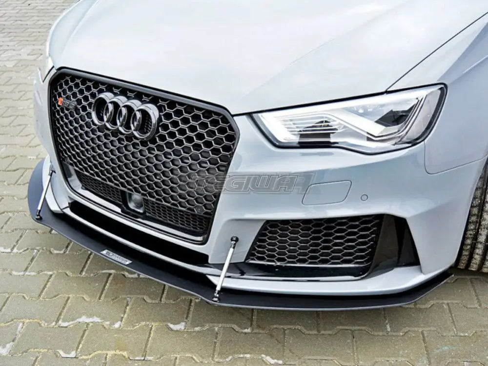 Maxton Design Front Racing Splitter Audi RS3 8VA Sportback Pre-facelift 15-16