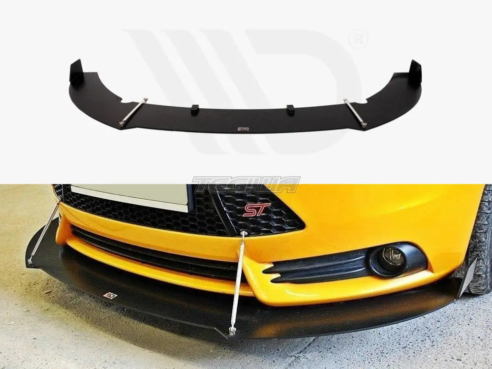 Maxton Design Front Racing Splitter Focus ST MK3 Preface Model Version 2