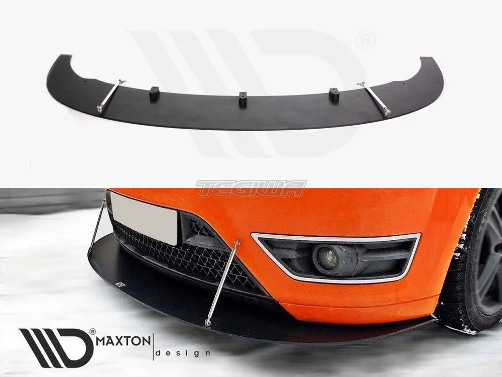 Maxton Design Front Racing Splitter Ford Focus II ST Preface Model