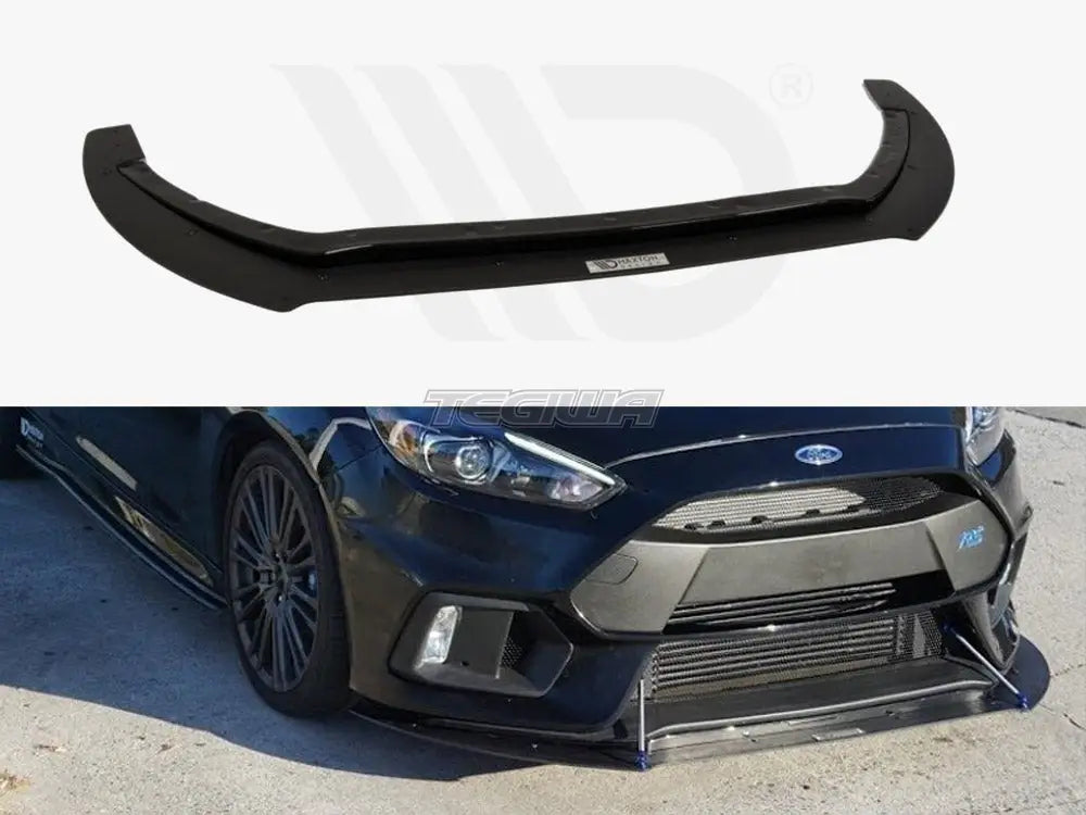 Maxton Design Front Racing Splitter Ford Focus MK3 RS 2015-UP