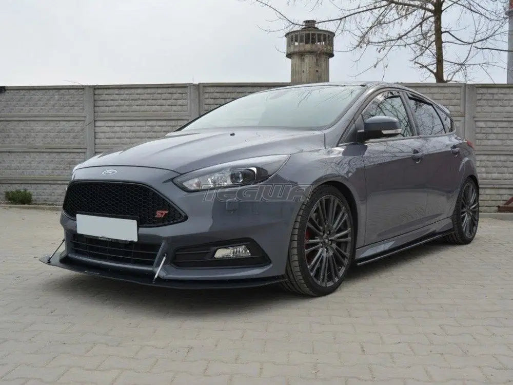 Maxton Design Front Racing Splitter Ford Focus ST MK3 Facelift