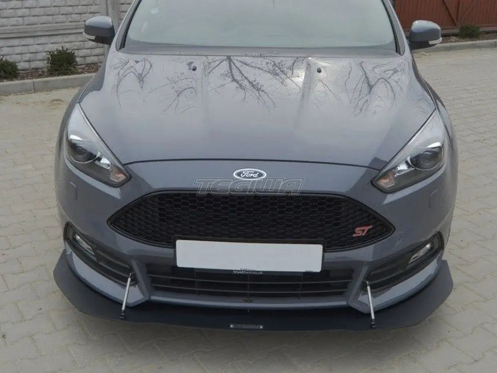 Maxton Design Front Racing Splitter Ford Focus ST MK3 Facelift