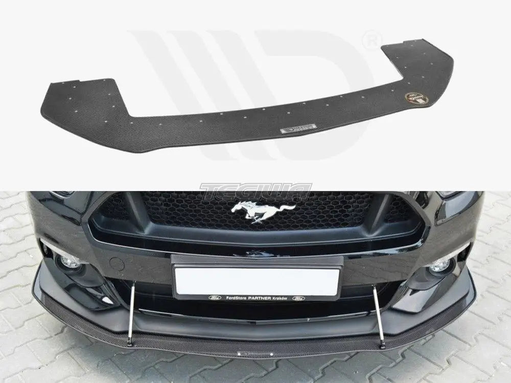 Maxton Design Front Racing Splitter - Ford Mustang MK6 GT 2014-17