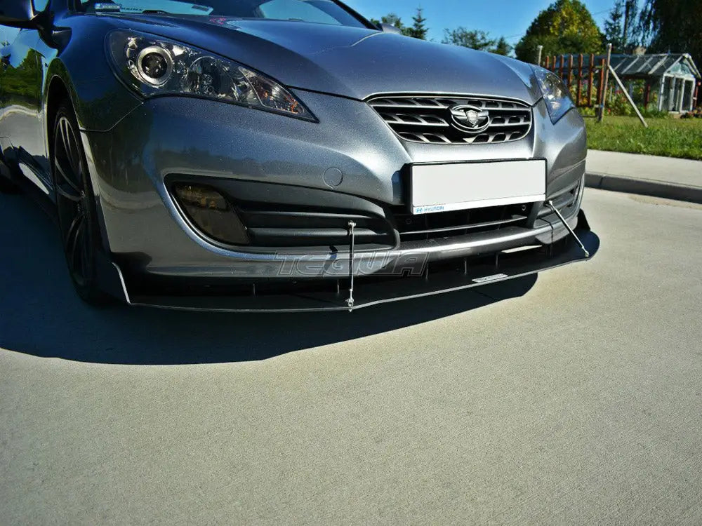 Maxton Design Front Racing Splitter Hyundai Genesis MK1 Coupe 09-12