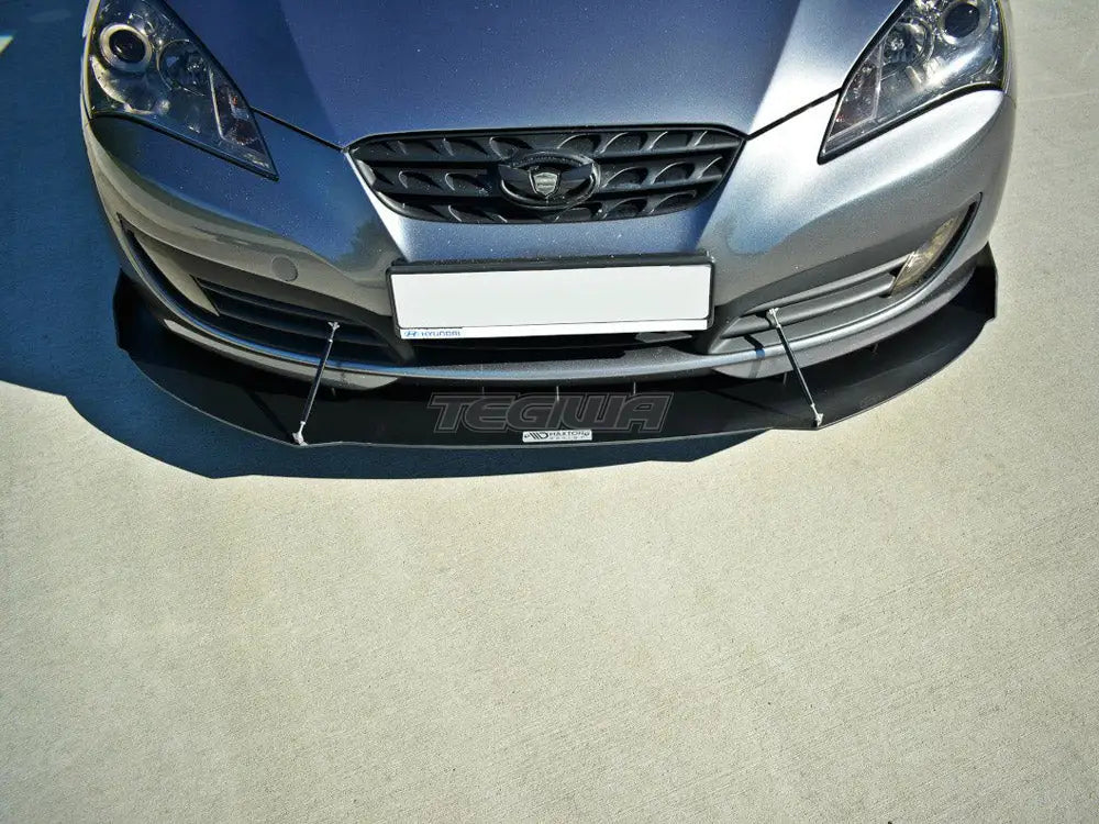 Maxton Design Front Racing Splitter Hyundai Genesis MK1 Coupe 09-12