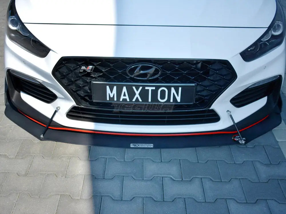 Maxton Design Front Racing Splitter Hyundai I30 MK3 N 01-20