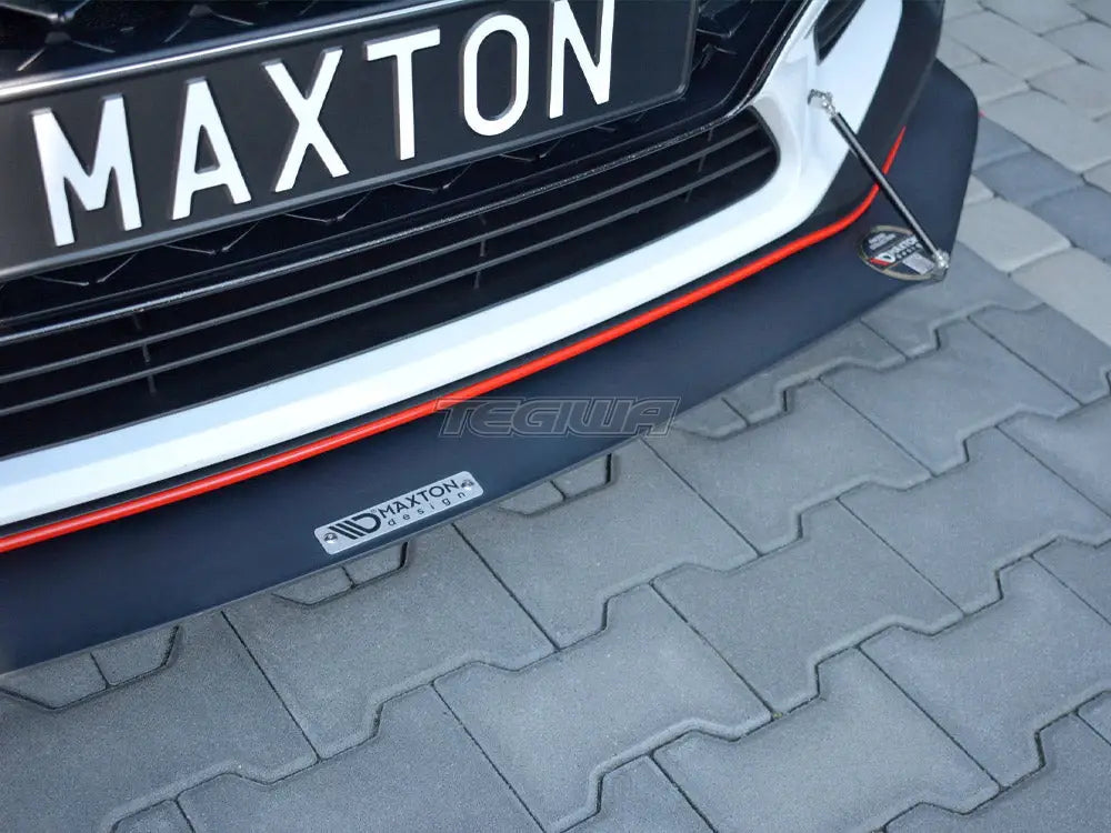 Maxton Design Front Racing Splitter Hyundai I30 MK3 N 01-20