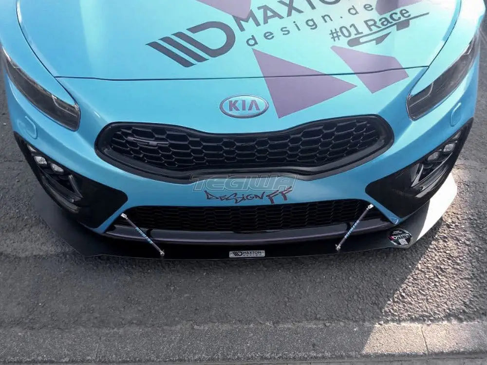 Maxton Design Front Racing Splitter KIA Cee'd GT MK2 15-18