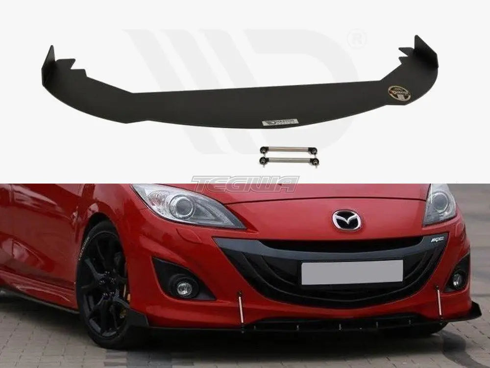 Maxton Design Front Racing Splitter Mazda 3 MK2 MPS