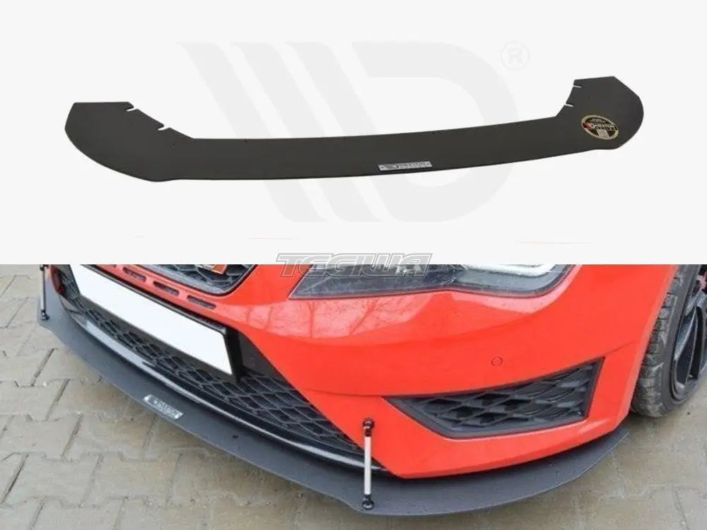 Maxton Design Front Racing Splitter Seat Leon III Cupra FR